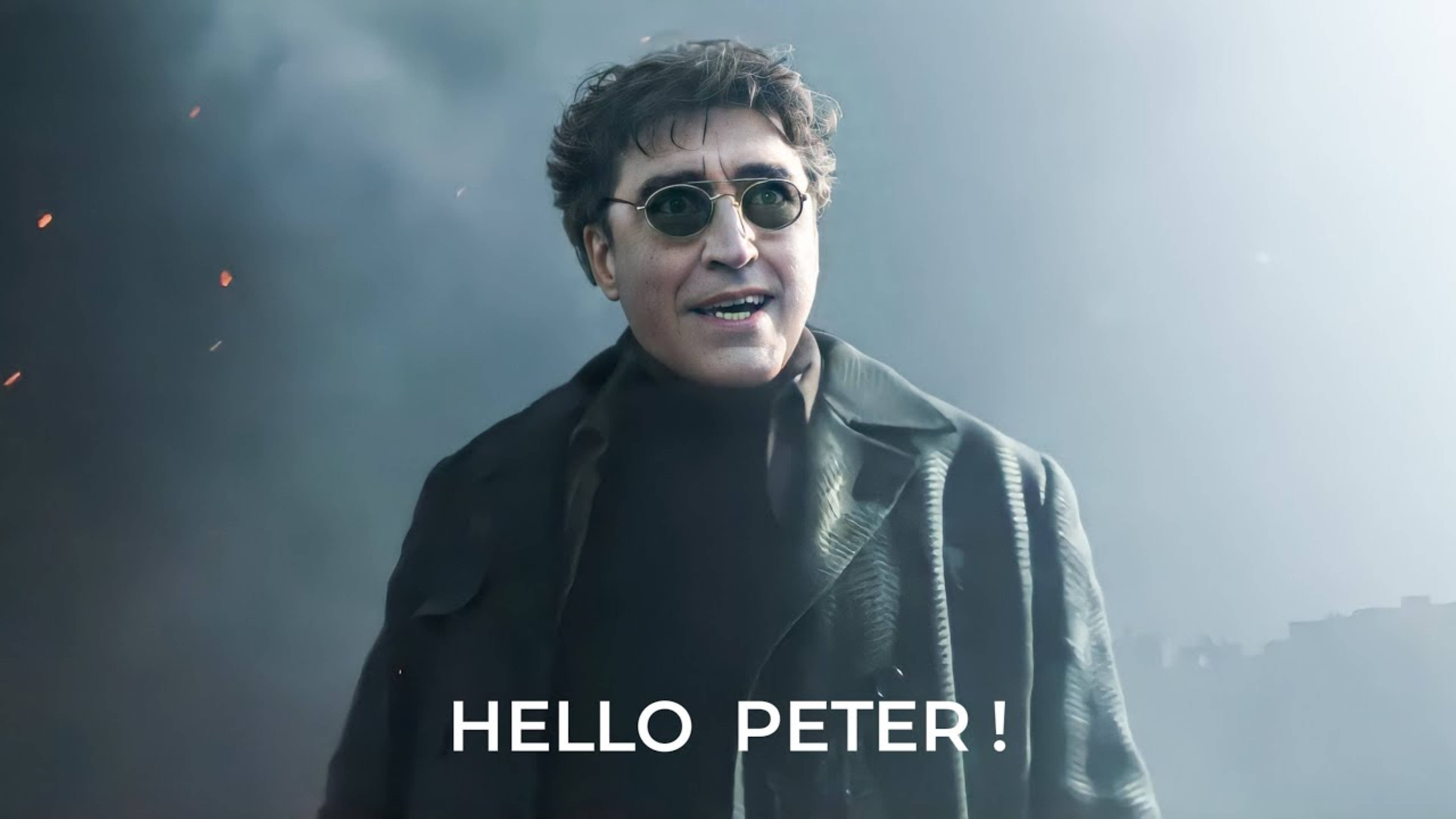 Doctor Octopus, Hello Peter, meme, 4K Desktop Wallpaper
