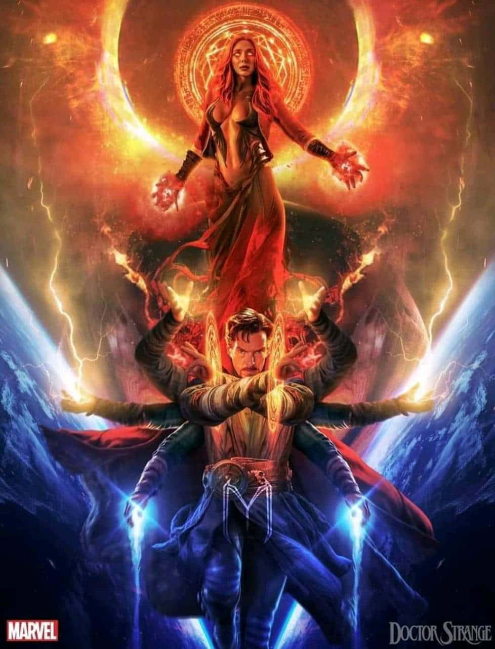 Doctor Strange 2, Doctor Strange, red-haired woman, HD Phone Wallpaper