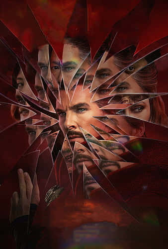 Doctor Strange, iPhone, shattered glass effect, SD Phone Wallpaper