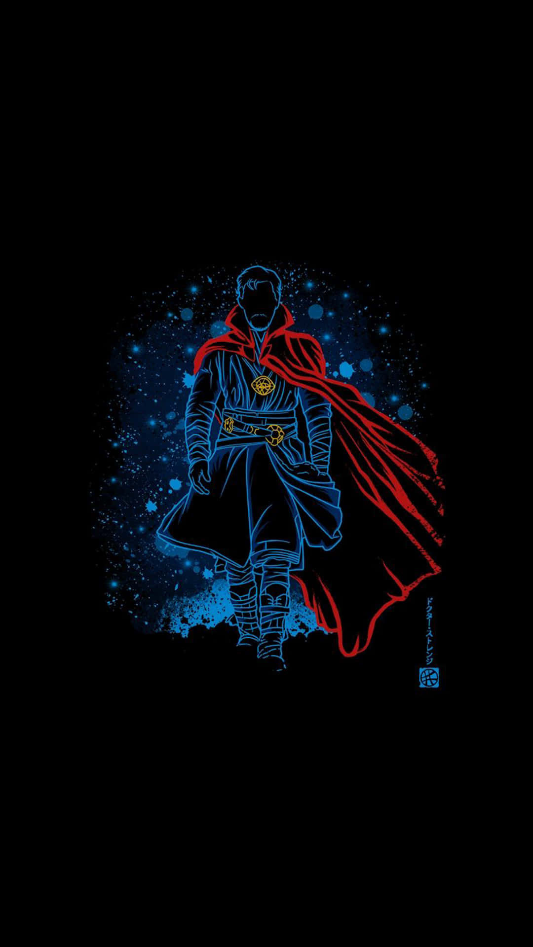Doctor Strange, blue, red, Full HD Phone Wallpaper