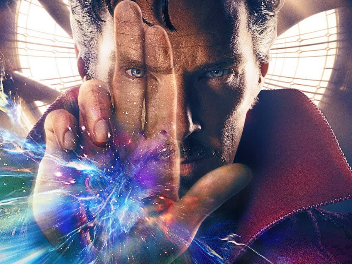 Doctor Strange, Multiverse of Madness, red robe, SD Desktop Wallpaper