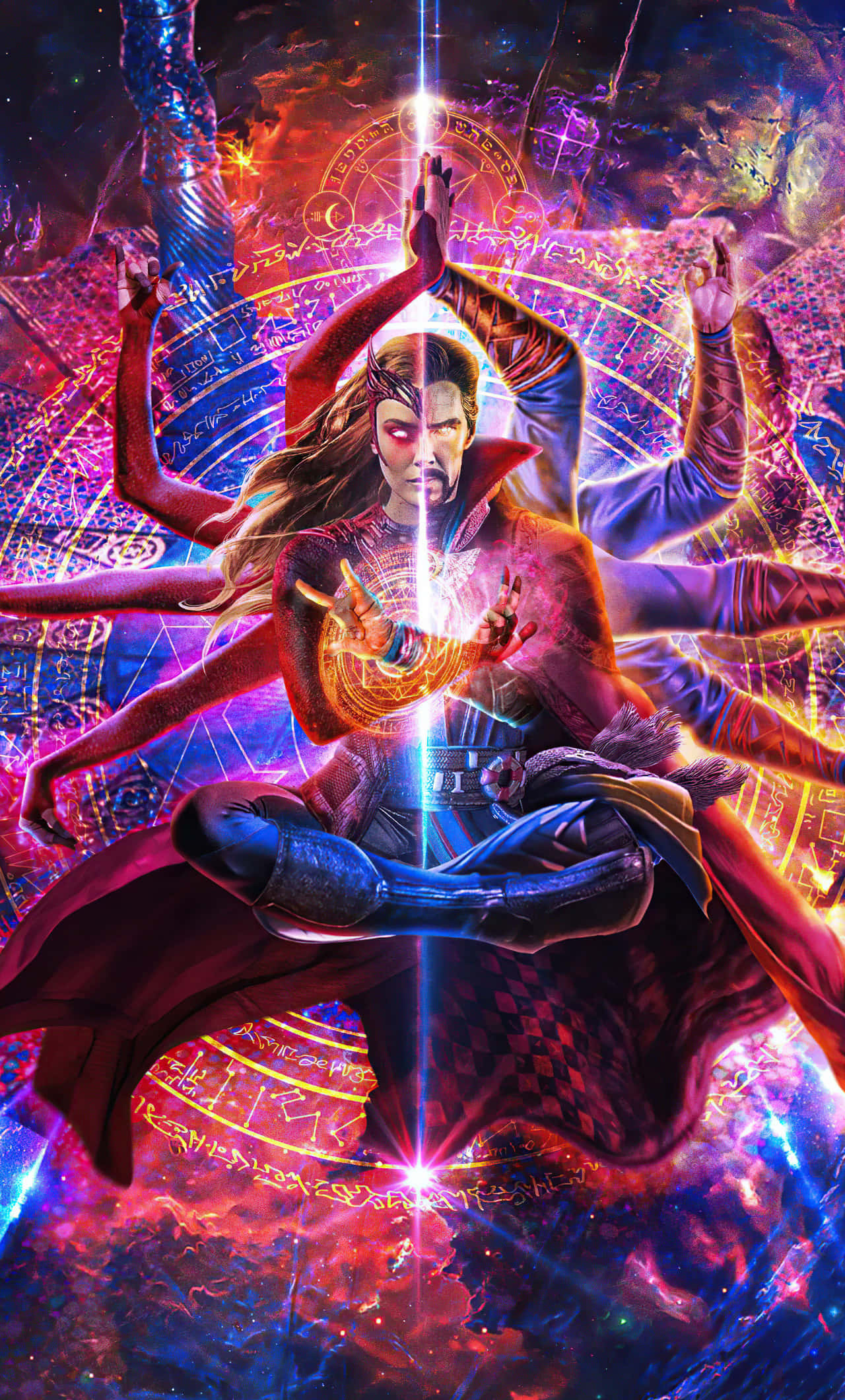 Doctor Strange, Multiverse of Madness, cosmic vortex, Full HD Phone Wallpaper