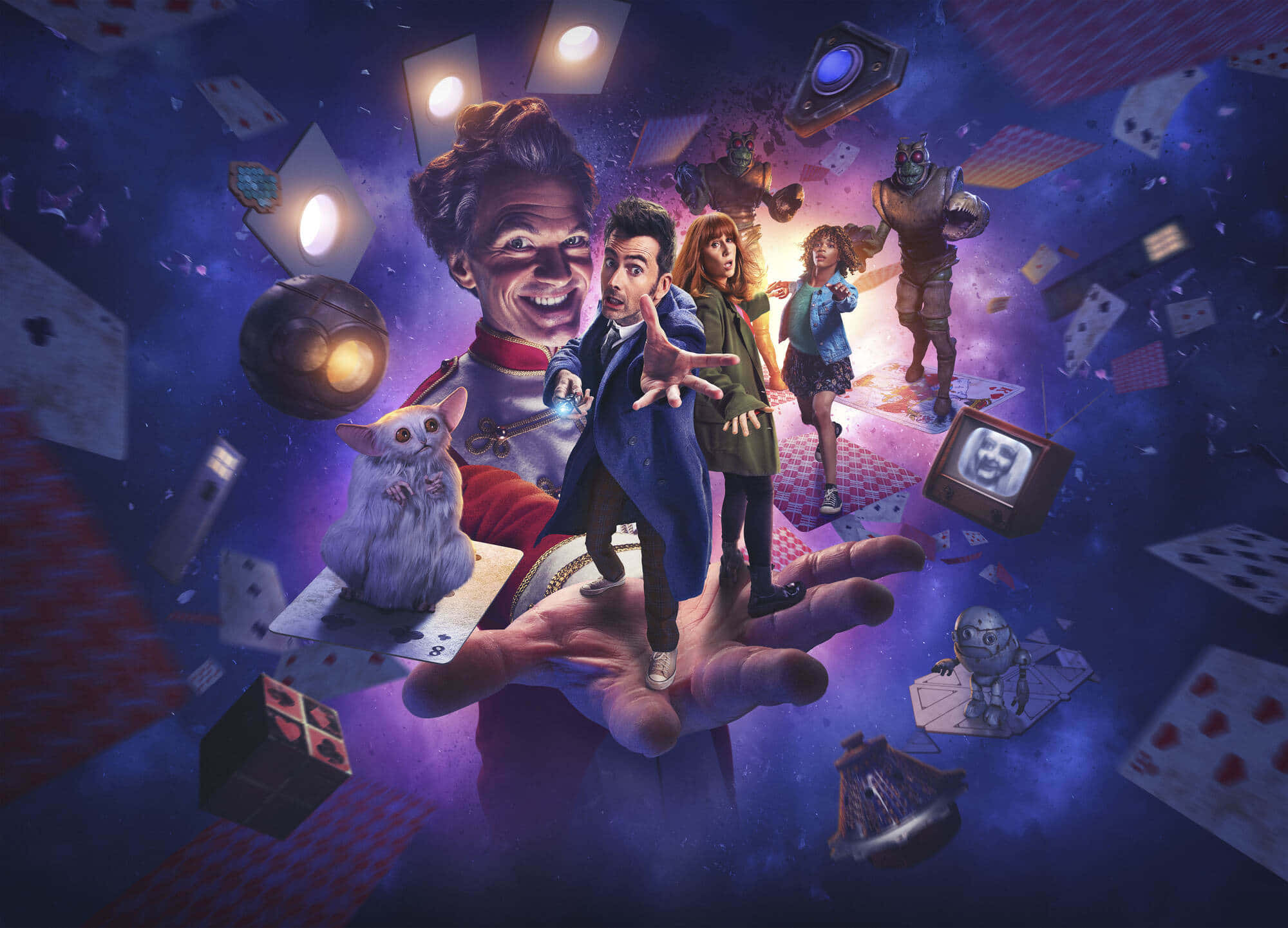 Doctor Who, space and time, cosmic purple void, Full HD Desktop Wallpaper