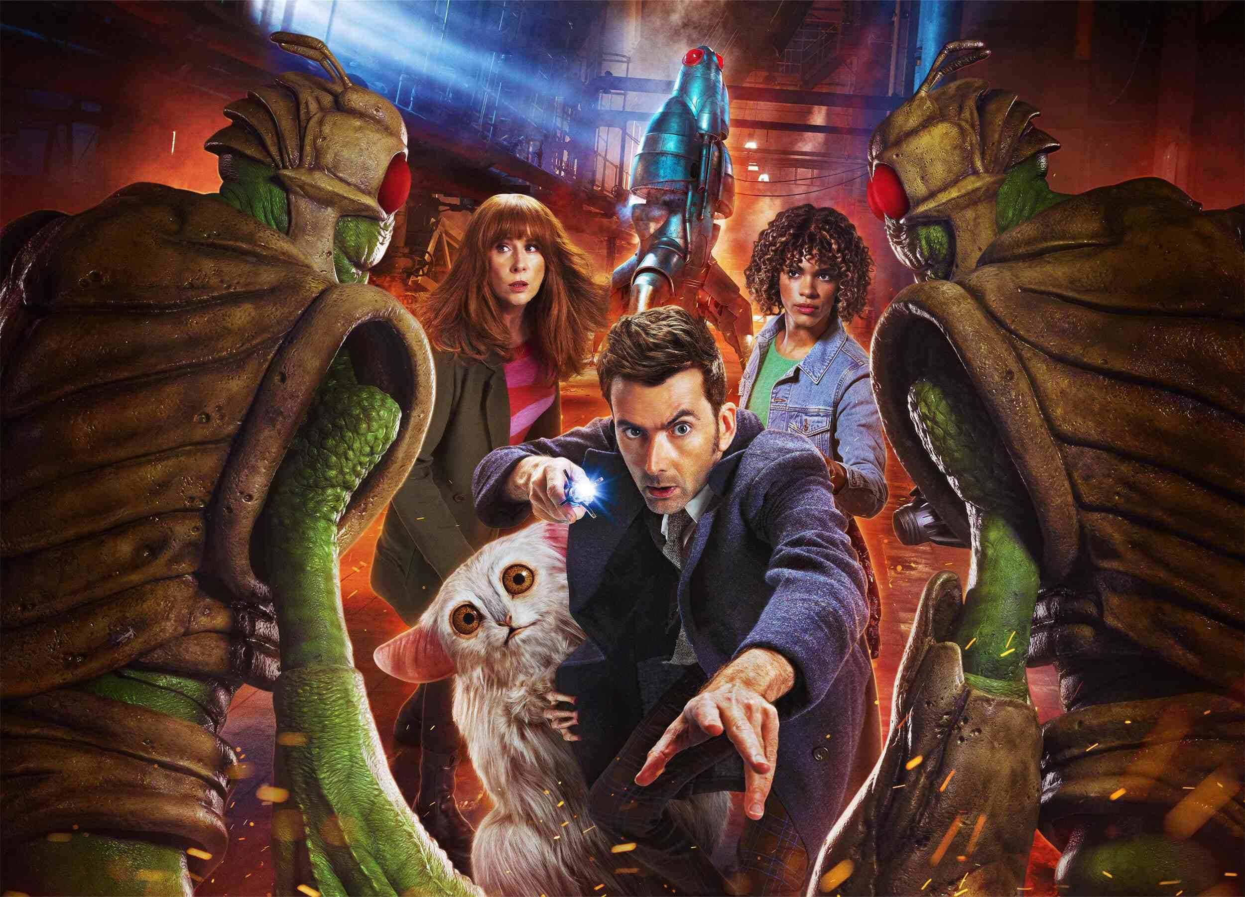 Doctor Who, companions, aliens, Full HD Desktop Wallpaper