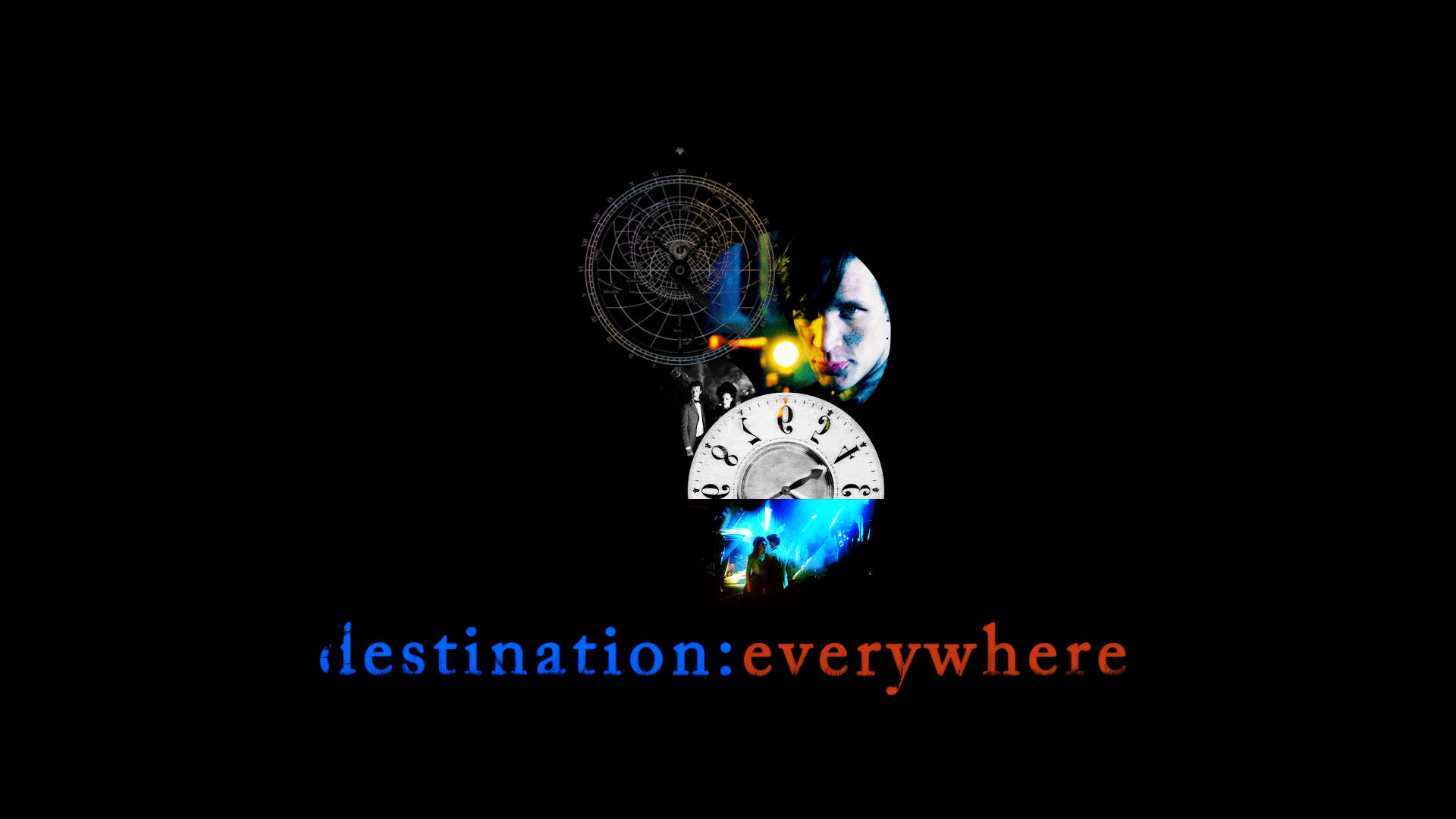 Doctor Who, emblems, black background, Full HD Desktop Wallpaper