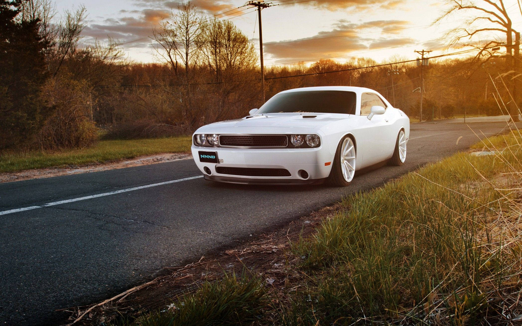 2018 Dodge Challenger, Dodge Challenger, white, Full HD Desktop Wallpaper