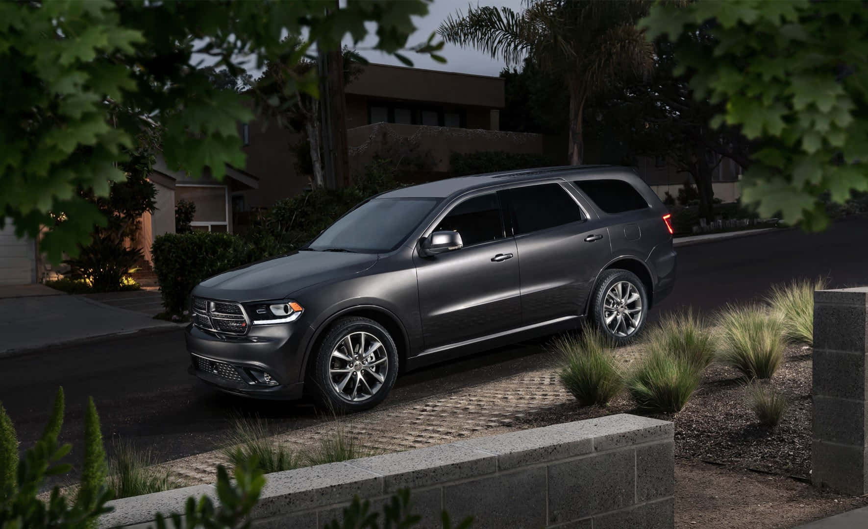 Dodge Durango, SUV, matte gray, HD Desktop Wallpaper