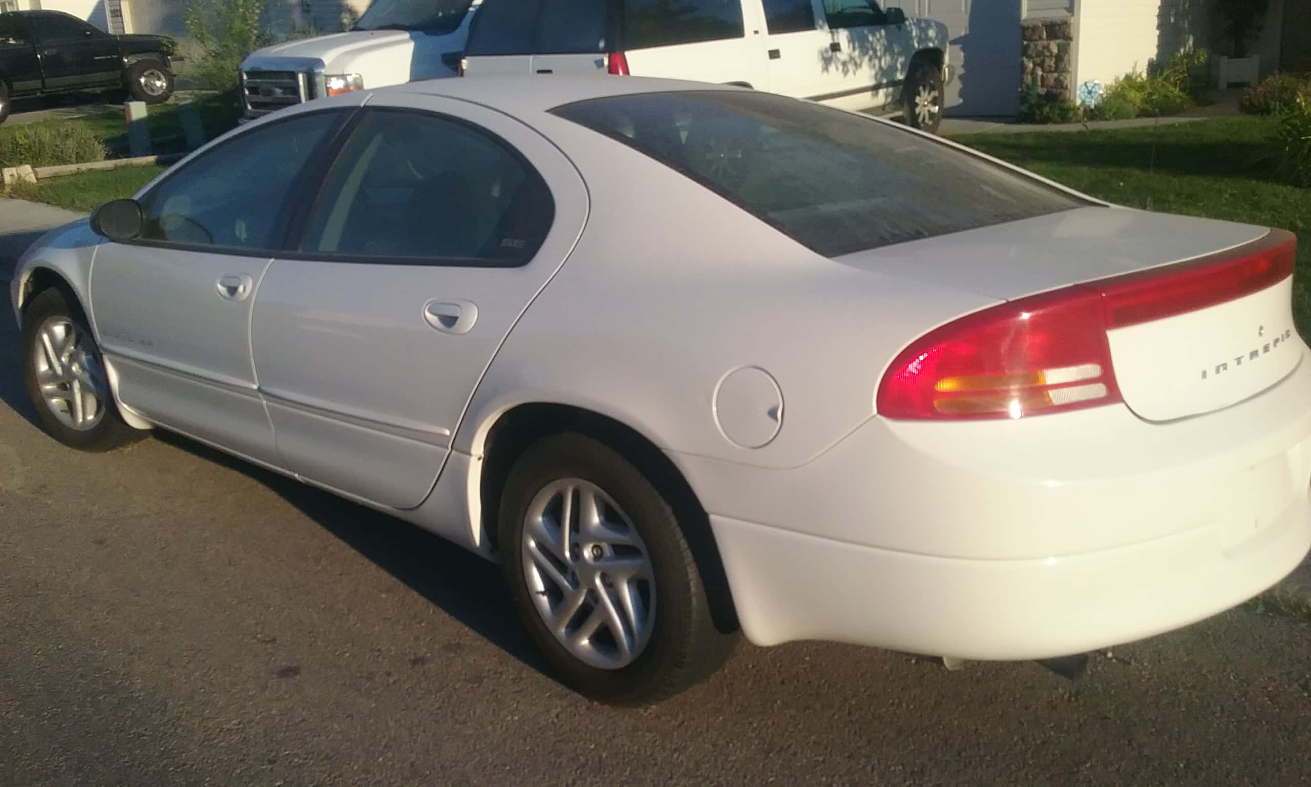 Dodge Intrepid, silver, sedan, 2K Desktop Wallpaper