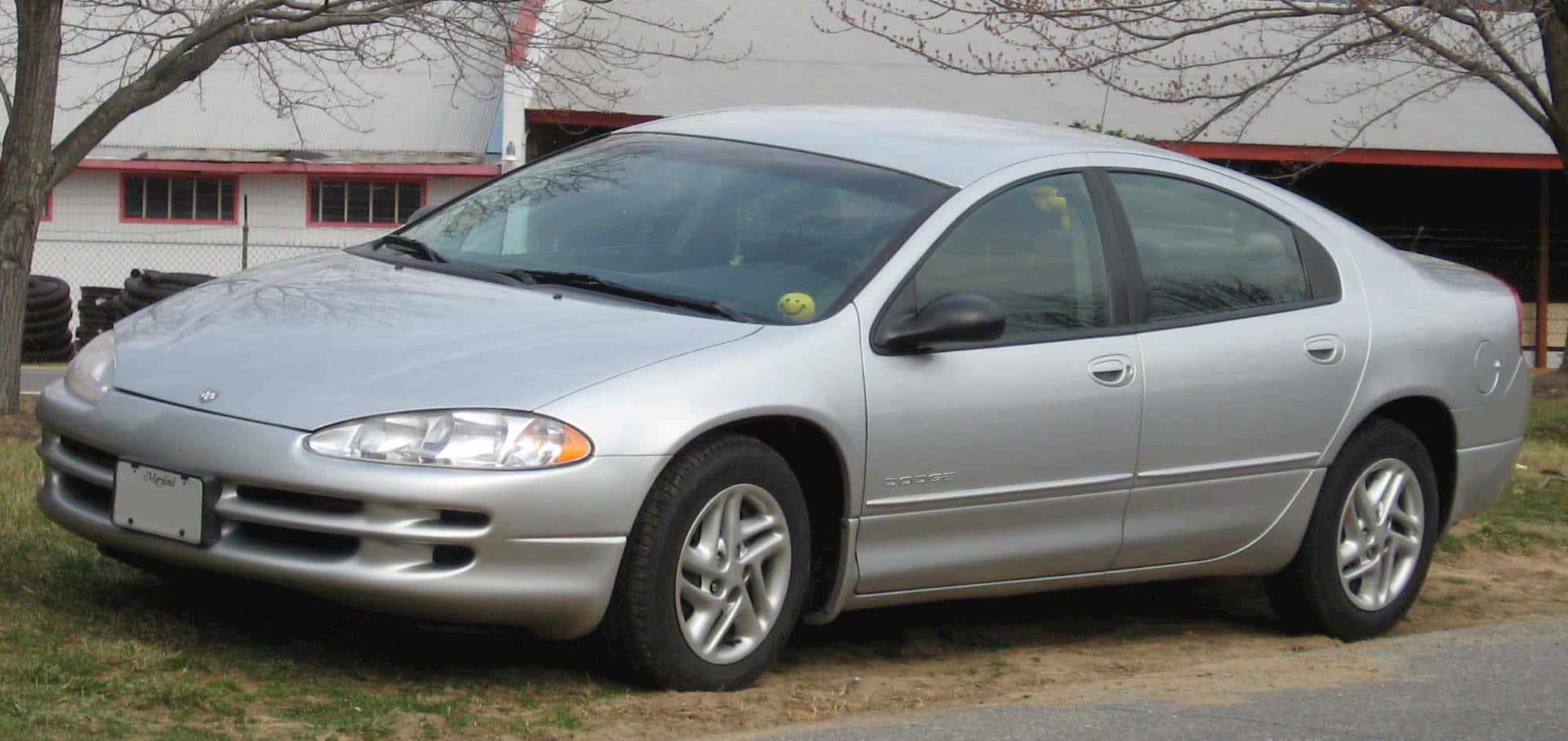 Dodge Intrepid, silver, sedan, Full HD Desktop Wallpaper
