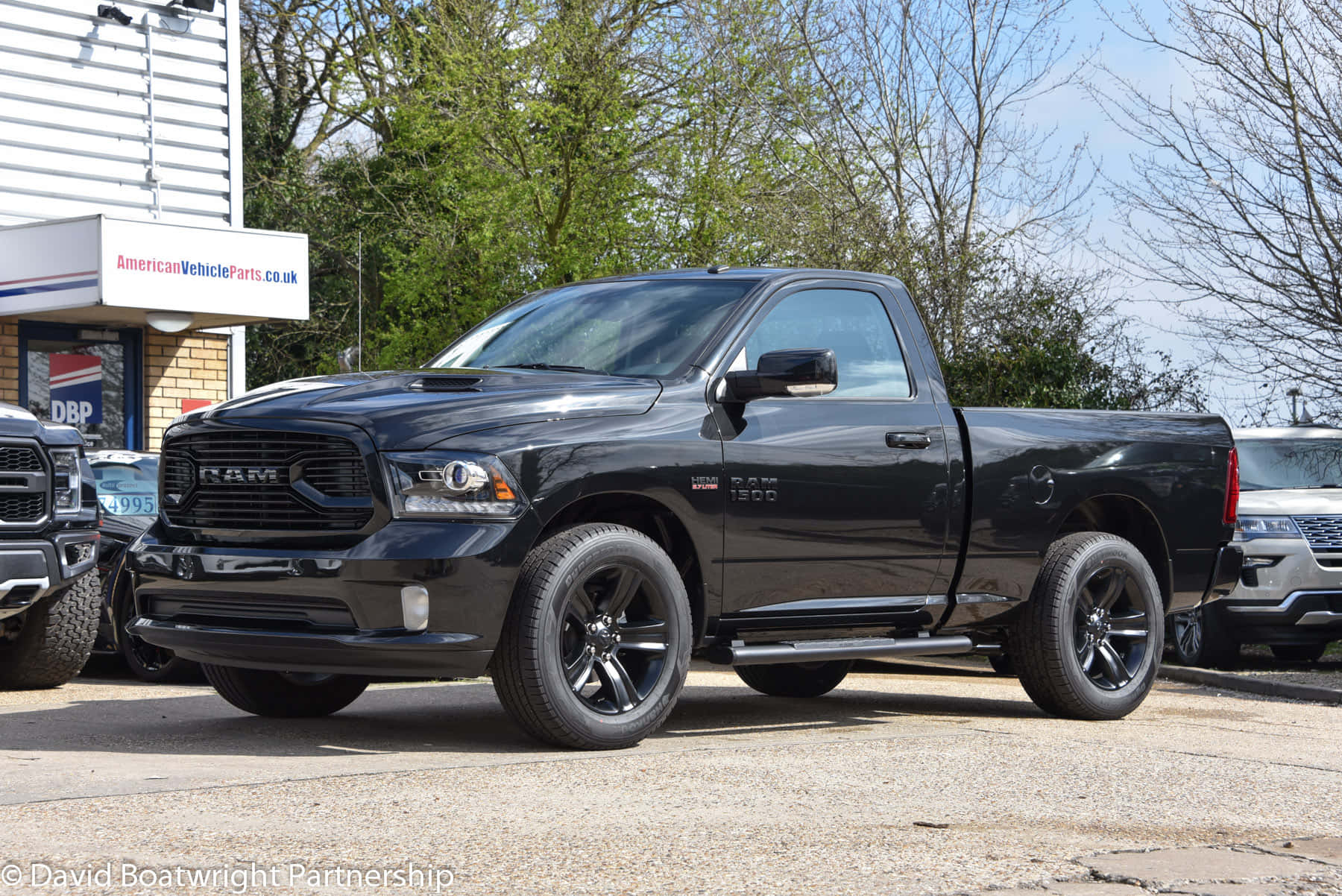Dodge Ram, Ram 1500, sleek black, HD Desktop Wallpaper