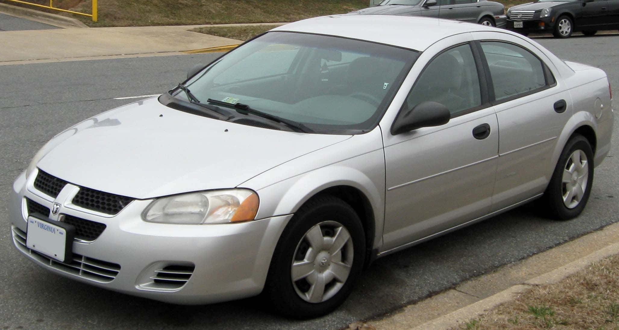 Dodge Stratus, silver, sedan, Full HD Desktop Wallpaper