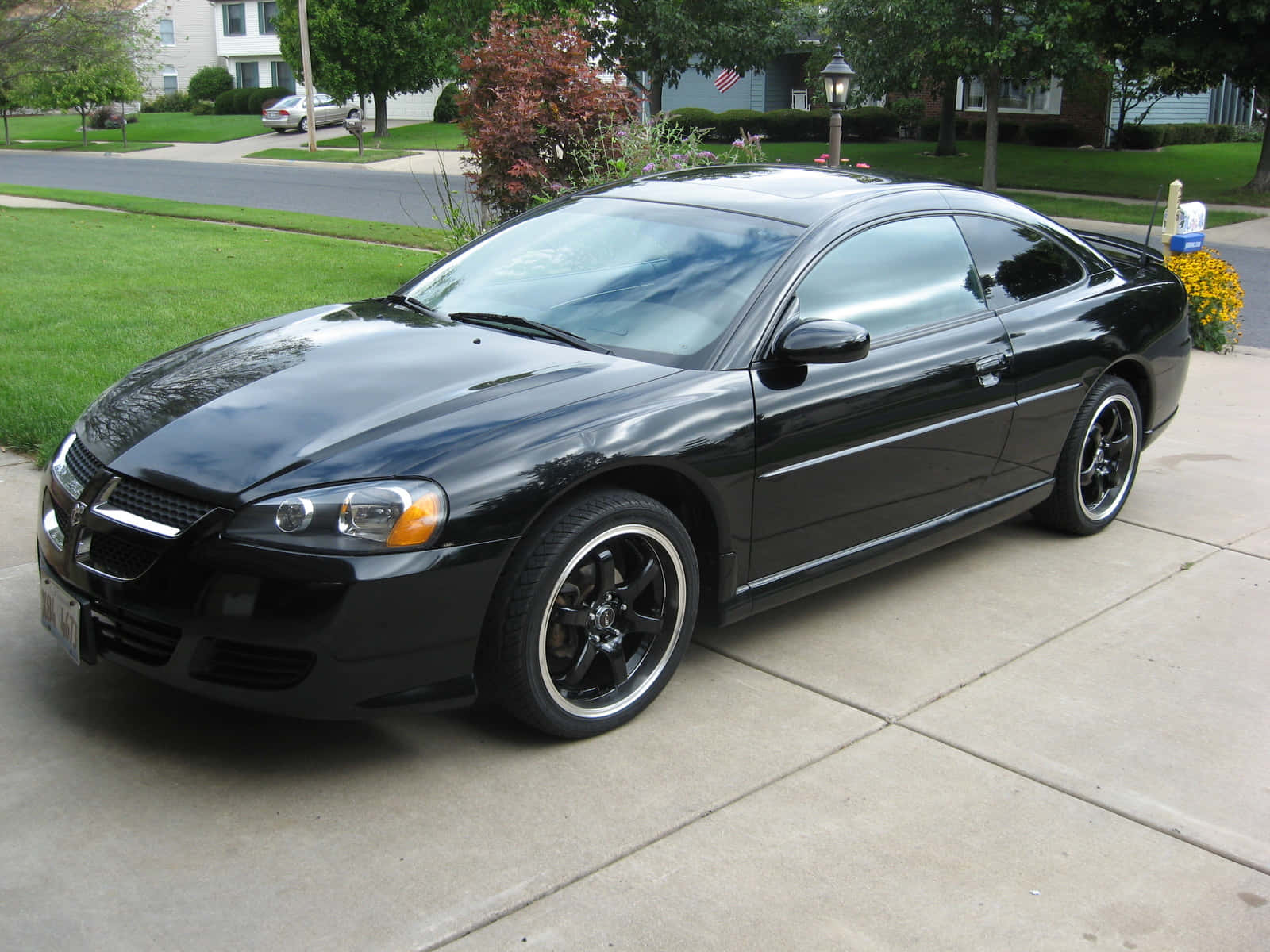 Dodge Stratus, black, coupe, HD Desktop Wallpaper