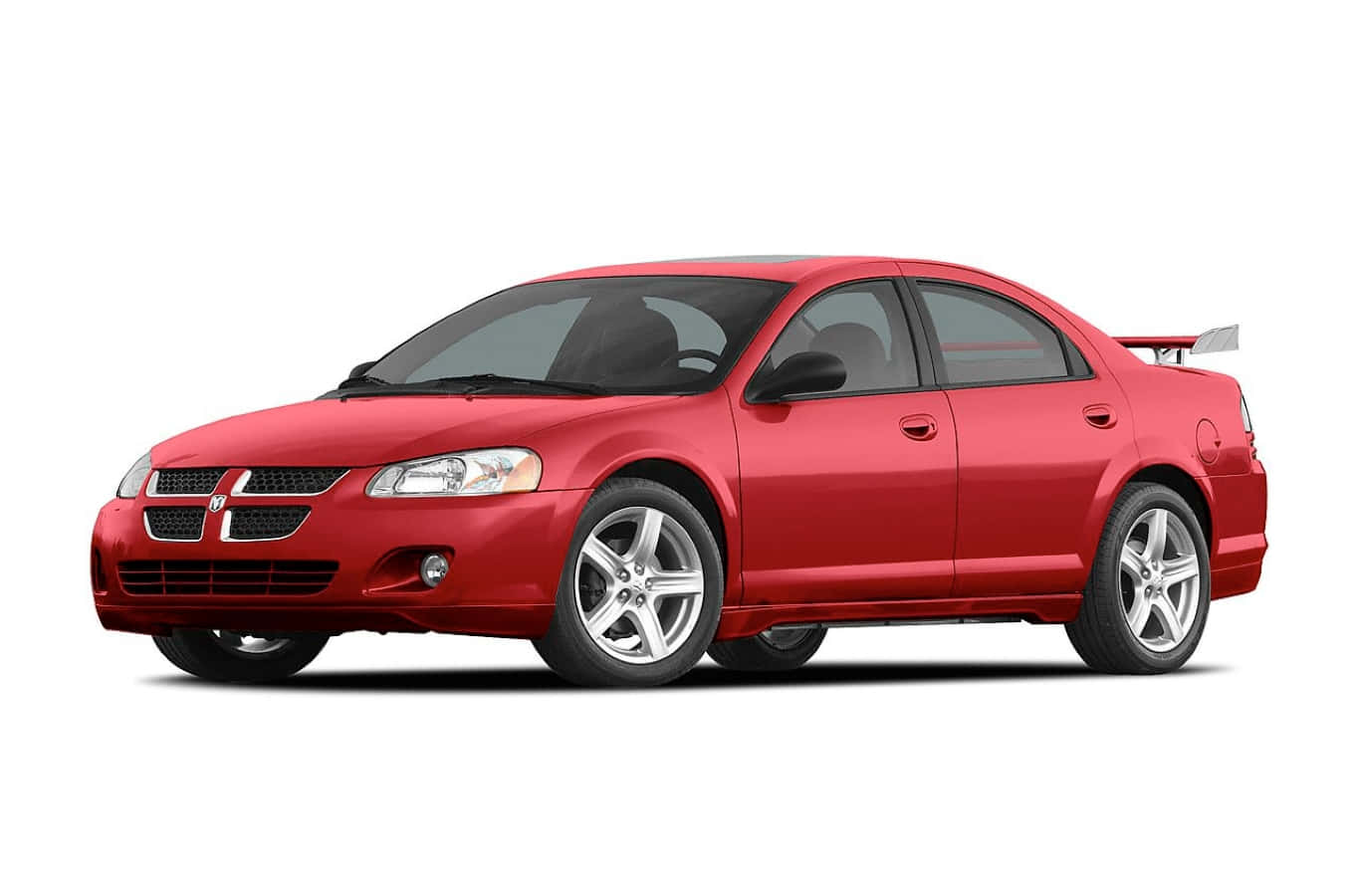 Dodge Stratus, vibrant red, silver alloy wheels, HD Desktop Wallpaper