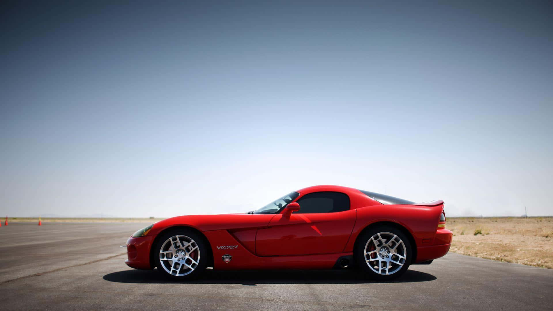 Dodge Viper, red, sports car, Full HD Desktop Wallpaper