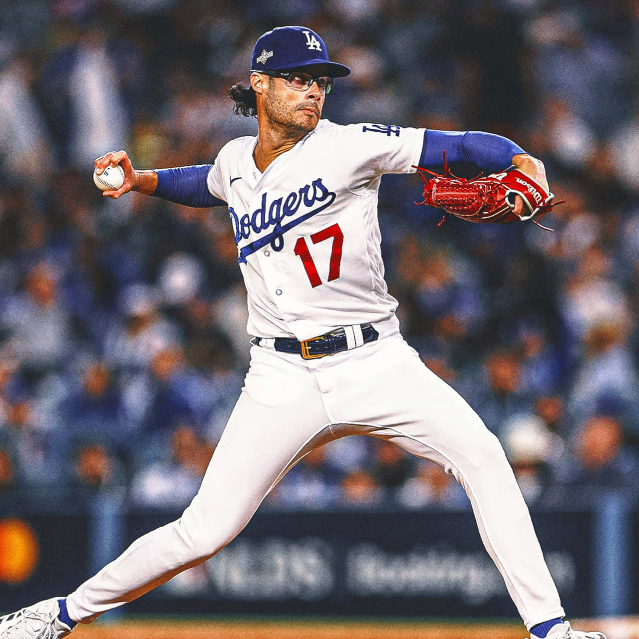 Dodgers, pitcher, white uniform, HD Desktop Wallpaper