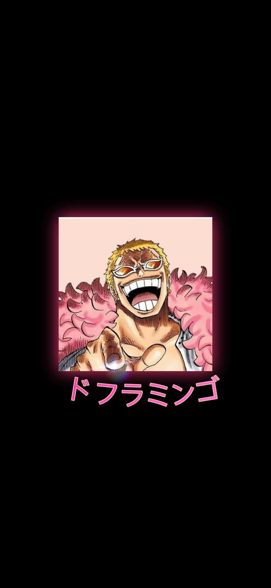Doflamingo, anime character, spiky blonde hair, Full HD Phone Wallpaper