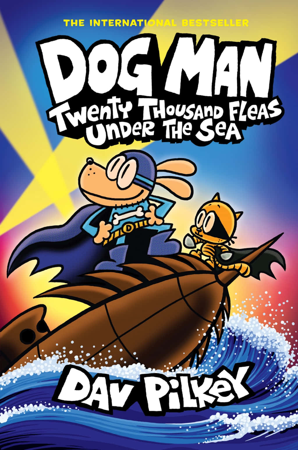 Dog Man, superhero costumes, submarine, HD Phone Wallpaper