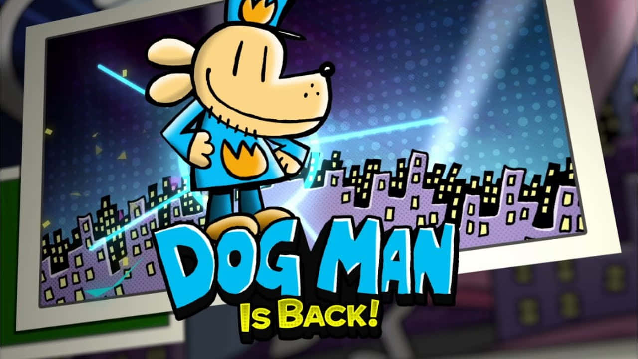 Dog Man, blue suit, starry night sky, HD Desktop Wallpaper
