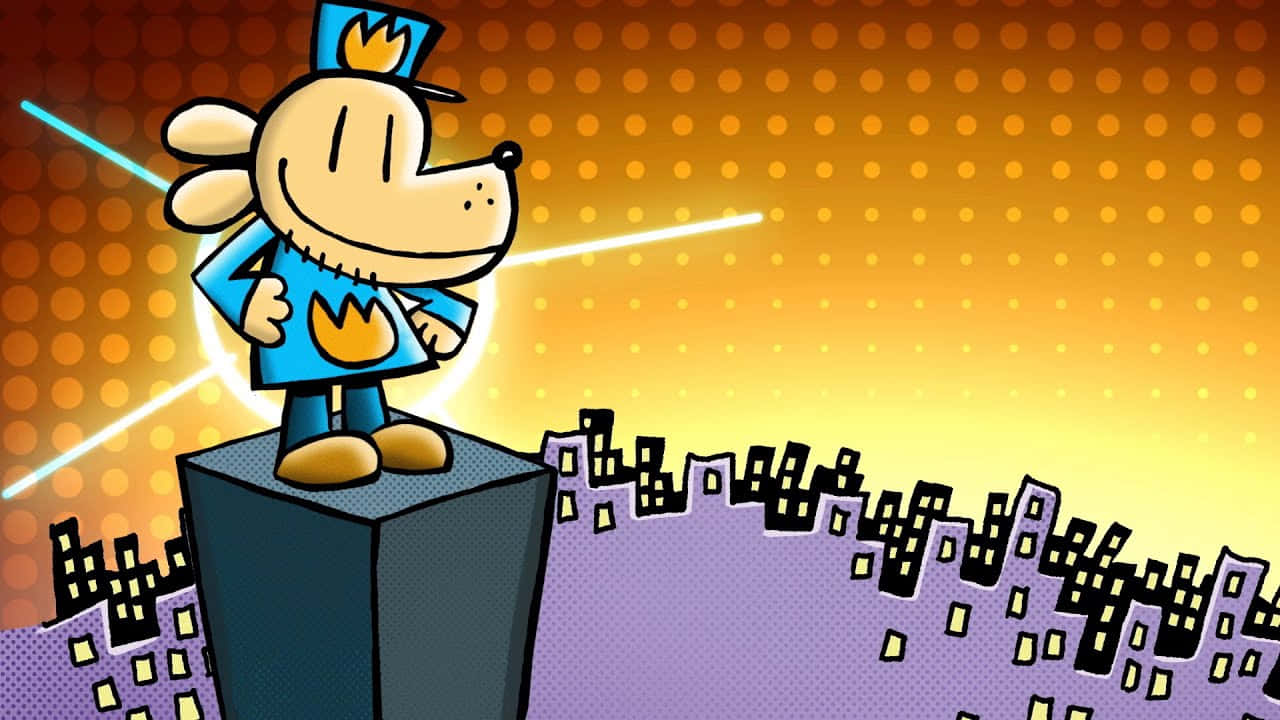 Dog Man, blue outfit, crown, HD Desktop Wallpaper