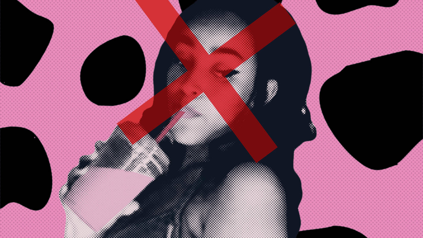 Doja Cat, Milkshake, halftone, HD Desktop Wallpaper