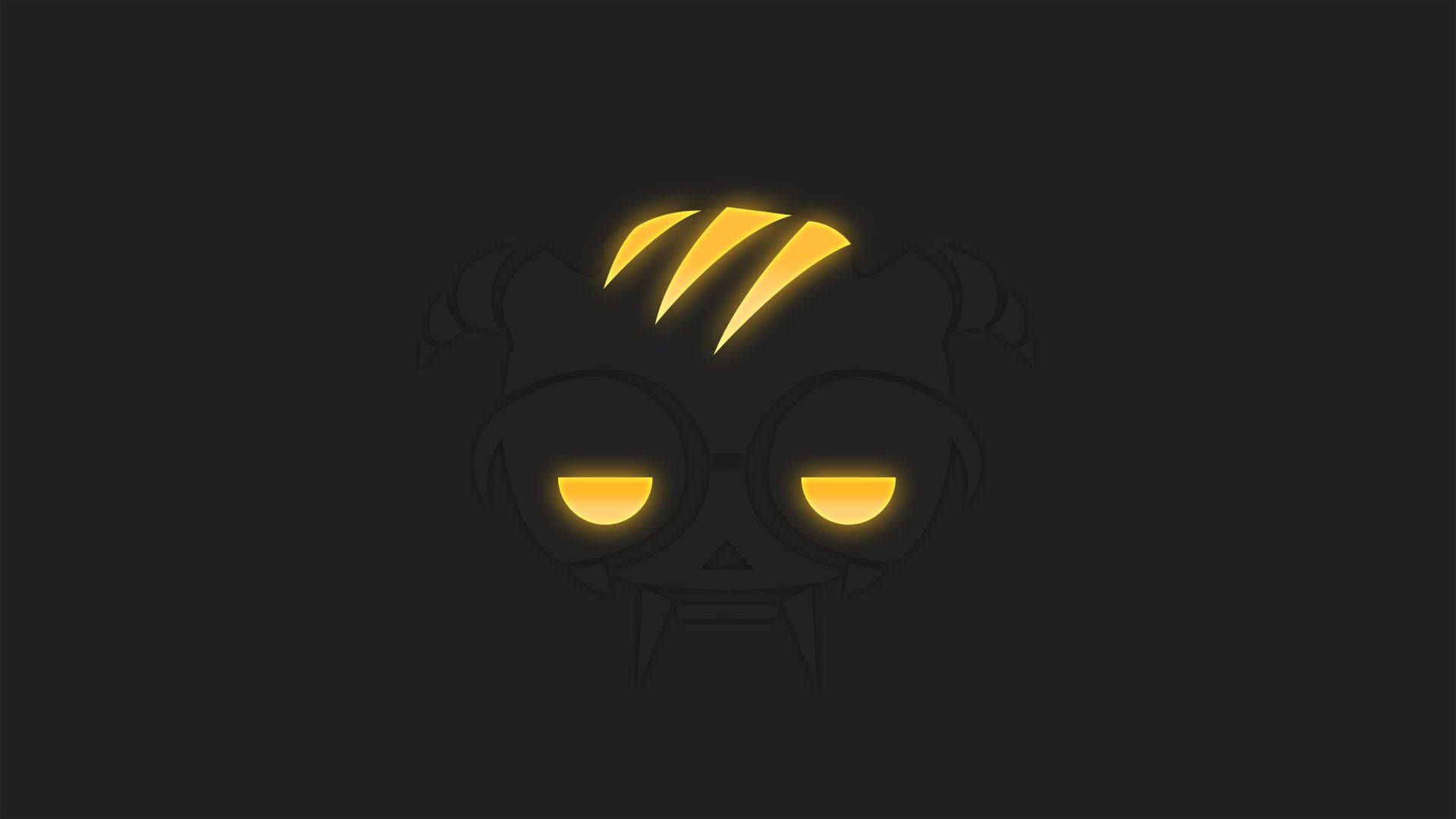 Dokkaebi, Rainbow Six Siege, glowing orange, Full HD Desktop Wallpaper