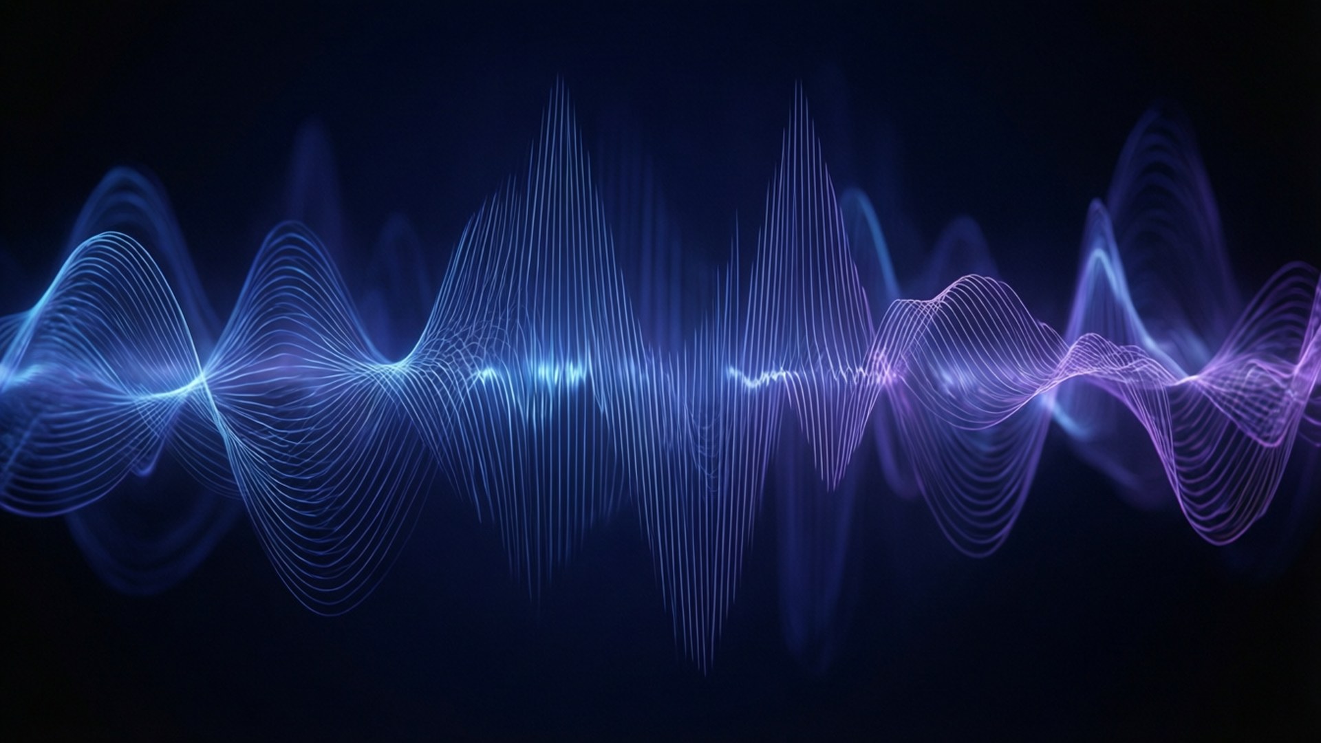 Dolby Atmos, deep blue, soundwaves, Full HD Desktop Wallpaper