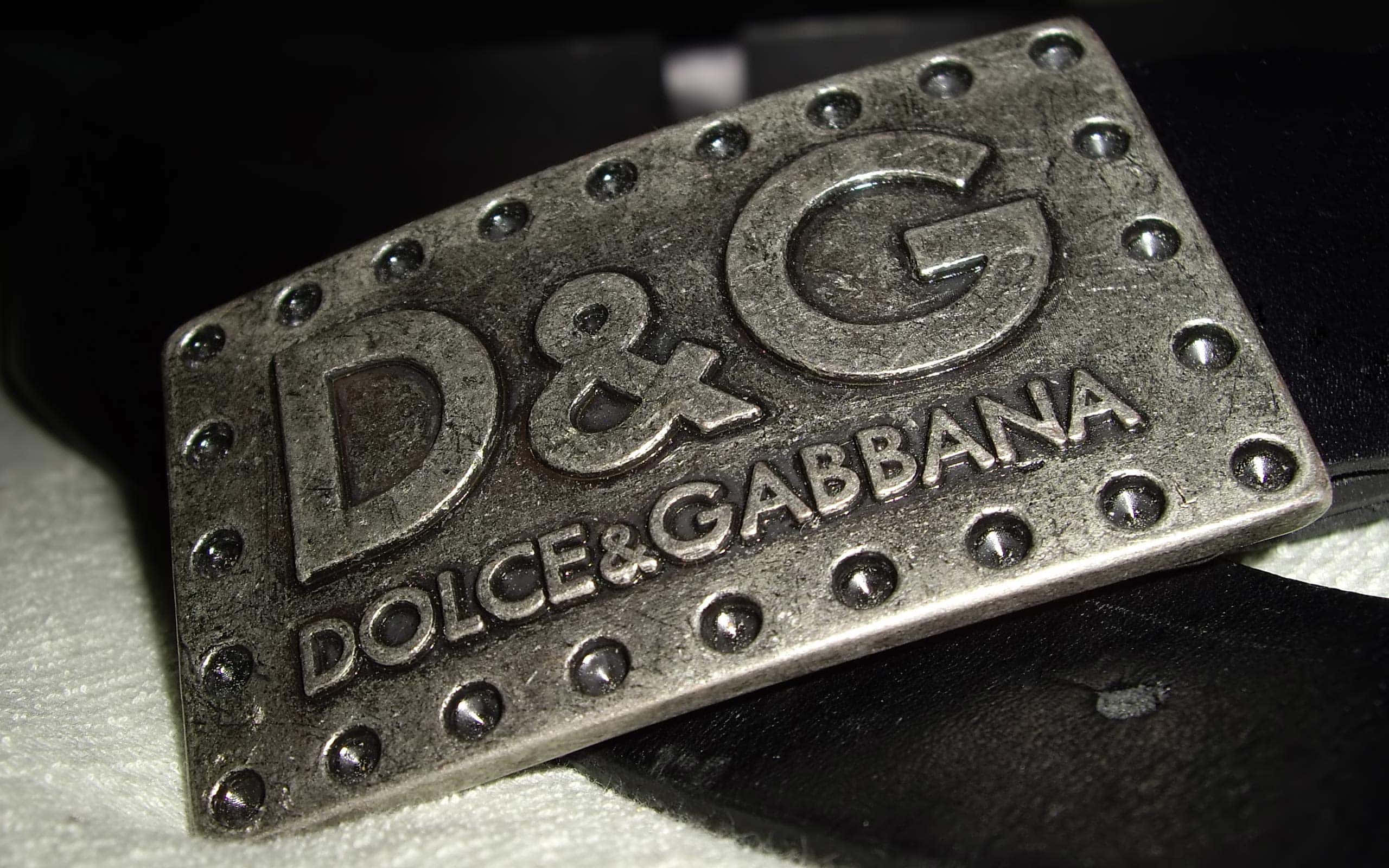 Dolce & Gabbana, silver, textured, 2K Desktop Wallpaper