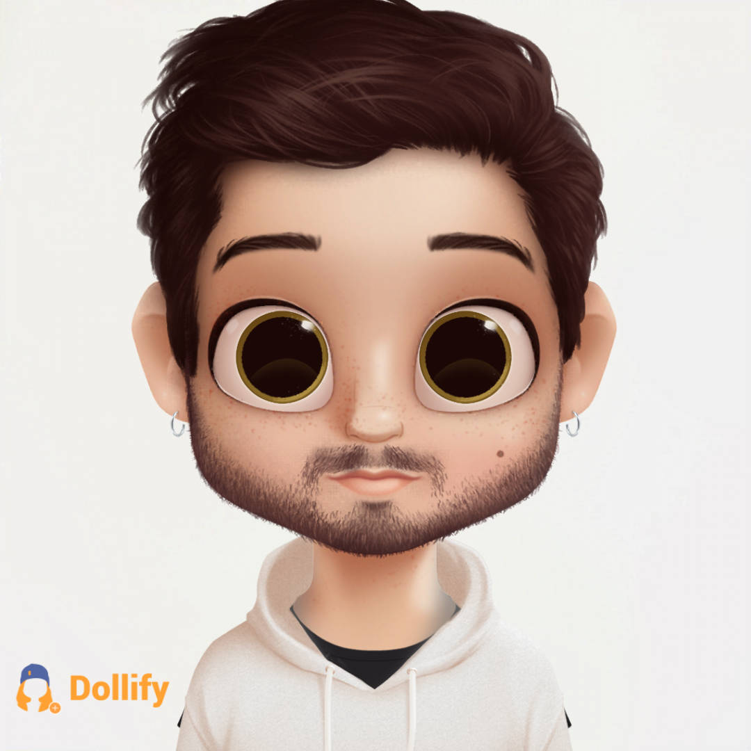 Dollify, 1080 x 1080, stylized cartoon man, SD Desktop Wallpaper