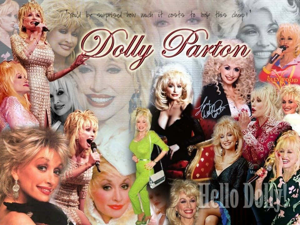 Dolly Parton, iconic outfits, signature blonde hair, SD Desktop Wallpaper