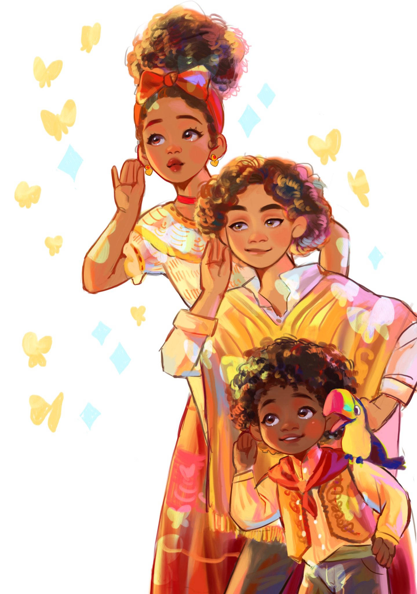 Dolores Madrigal, curly hair, colorful outfits, Full HD Phone Wallpaper