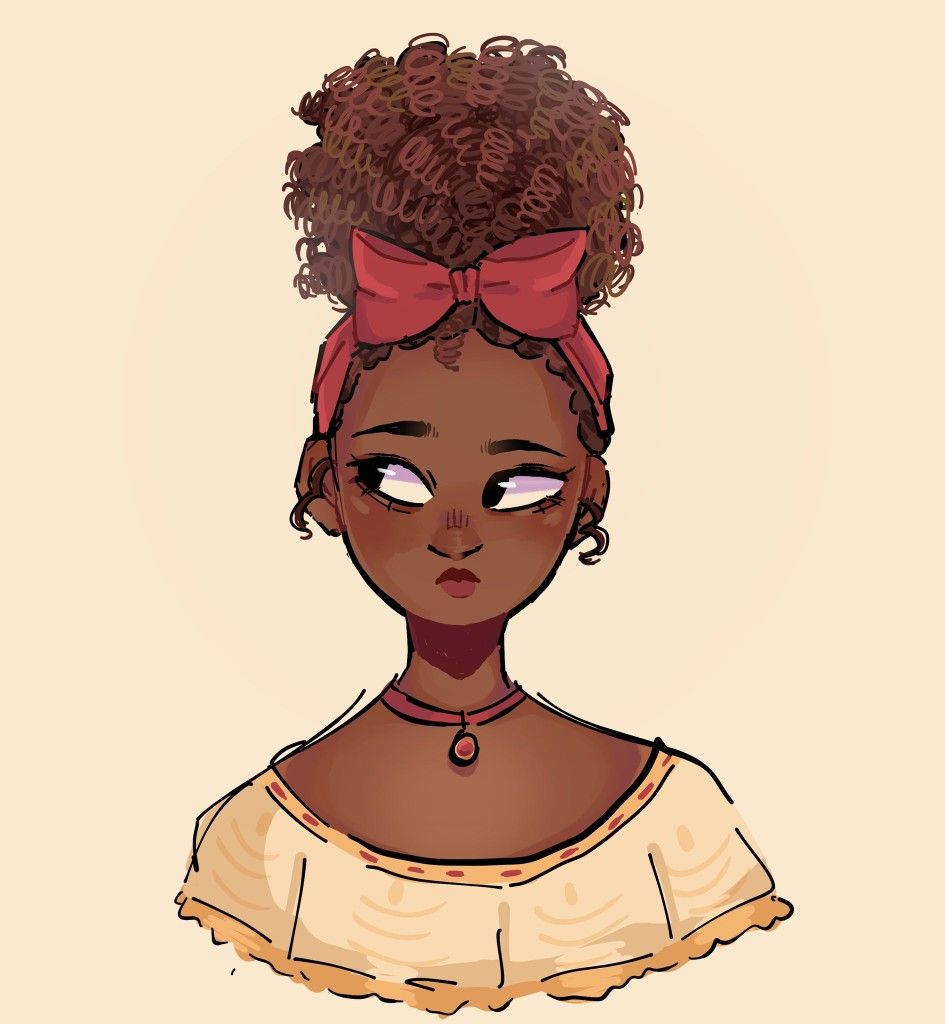 Dolores Madrigal, curly hair, high bun, SD Phone Wallpaper