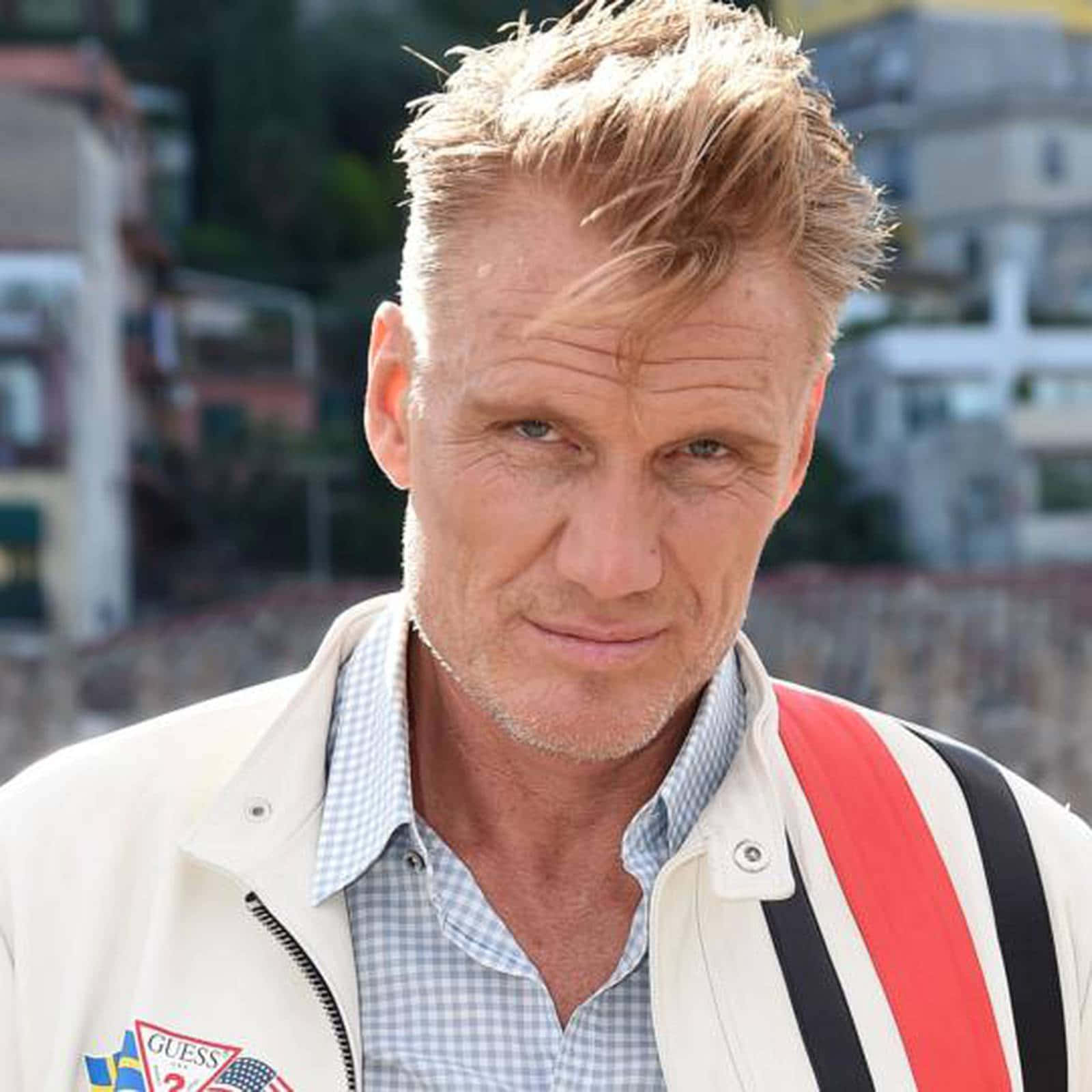 Dolph Lundgren, blond hair, intense blue eyes, HD Desktop Wallpaper