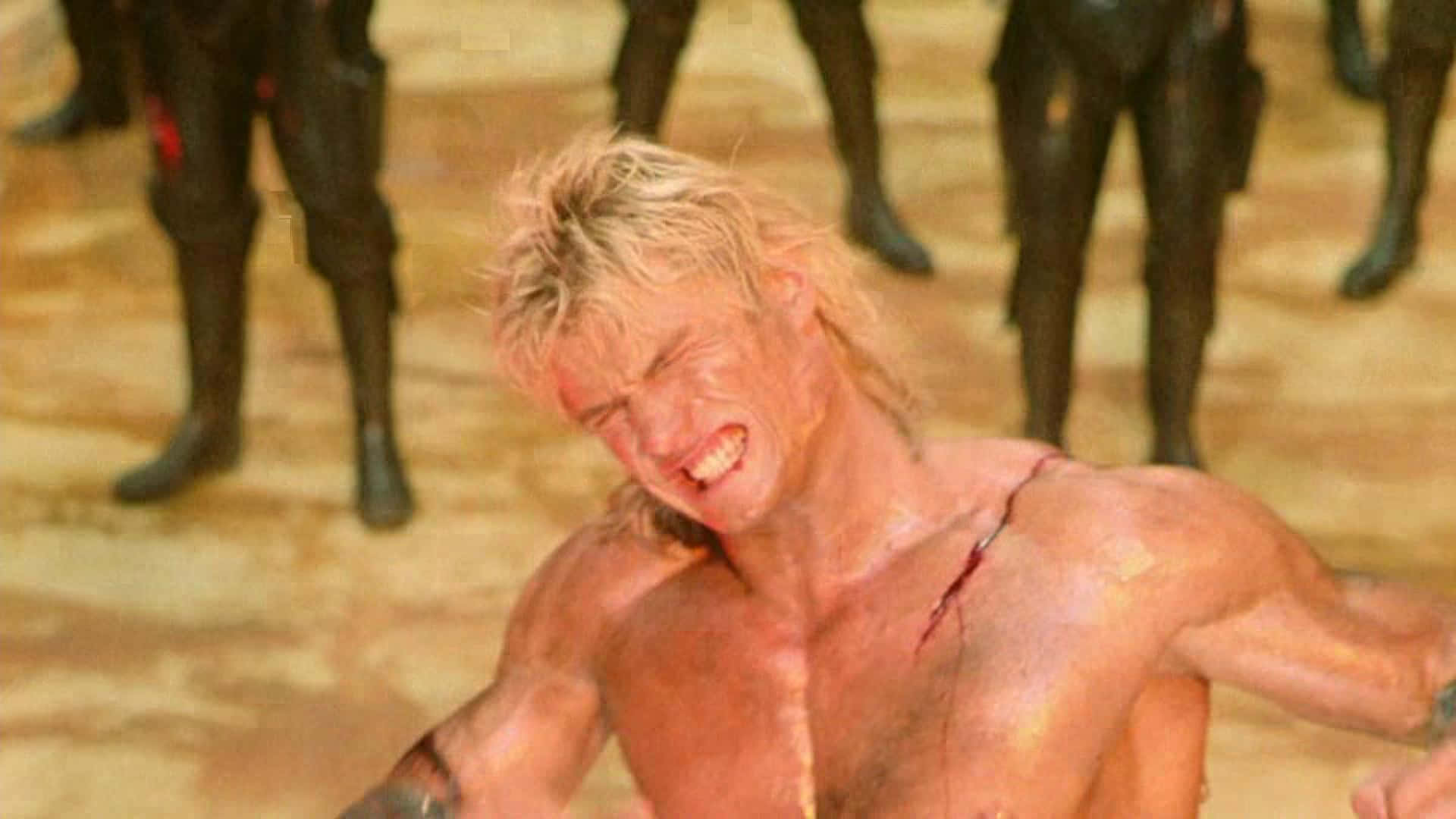 Dolph Lundgren, shirtless, muscular man, Full HD Desktop Wallpaper