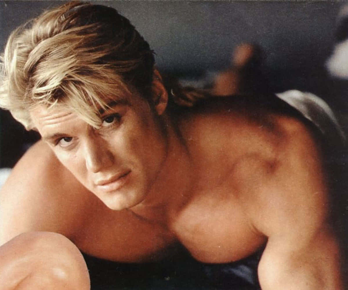 Dolph Lundgren, shirtless, muscular, SD Desktop Wallpaper