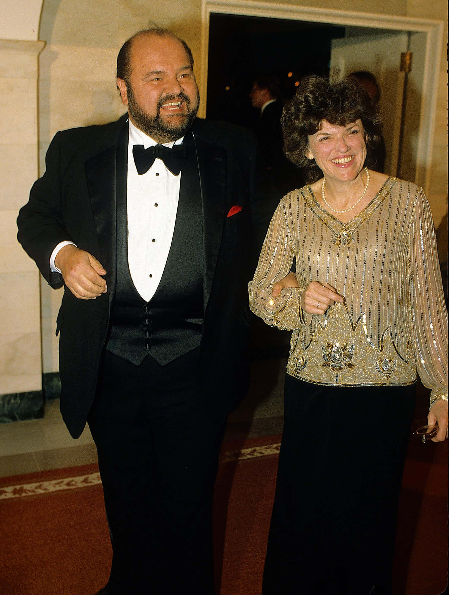 Dom Deluise, tuxedo, sequined top, Full HD Phone Wallpaper
