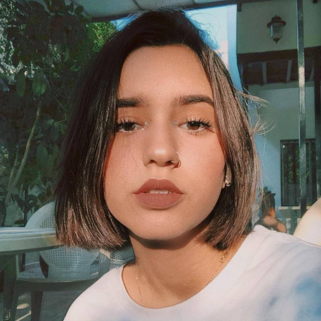 Domelipa, short hair, bob haircut, SD Desktop Wallpaper