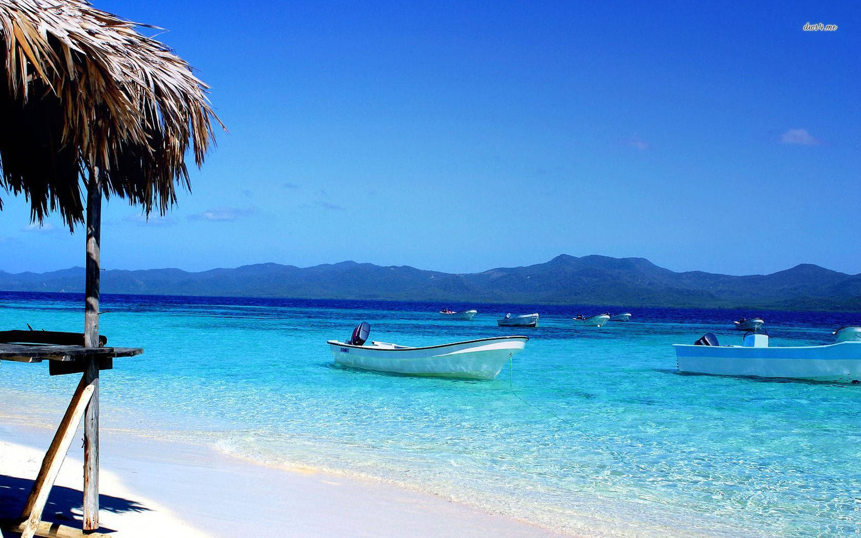 Dominica, turquoise waters, white sand, HD Desktop Wallpaper