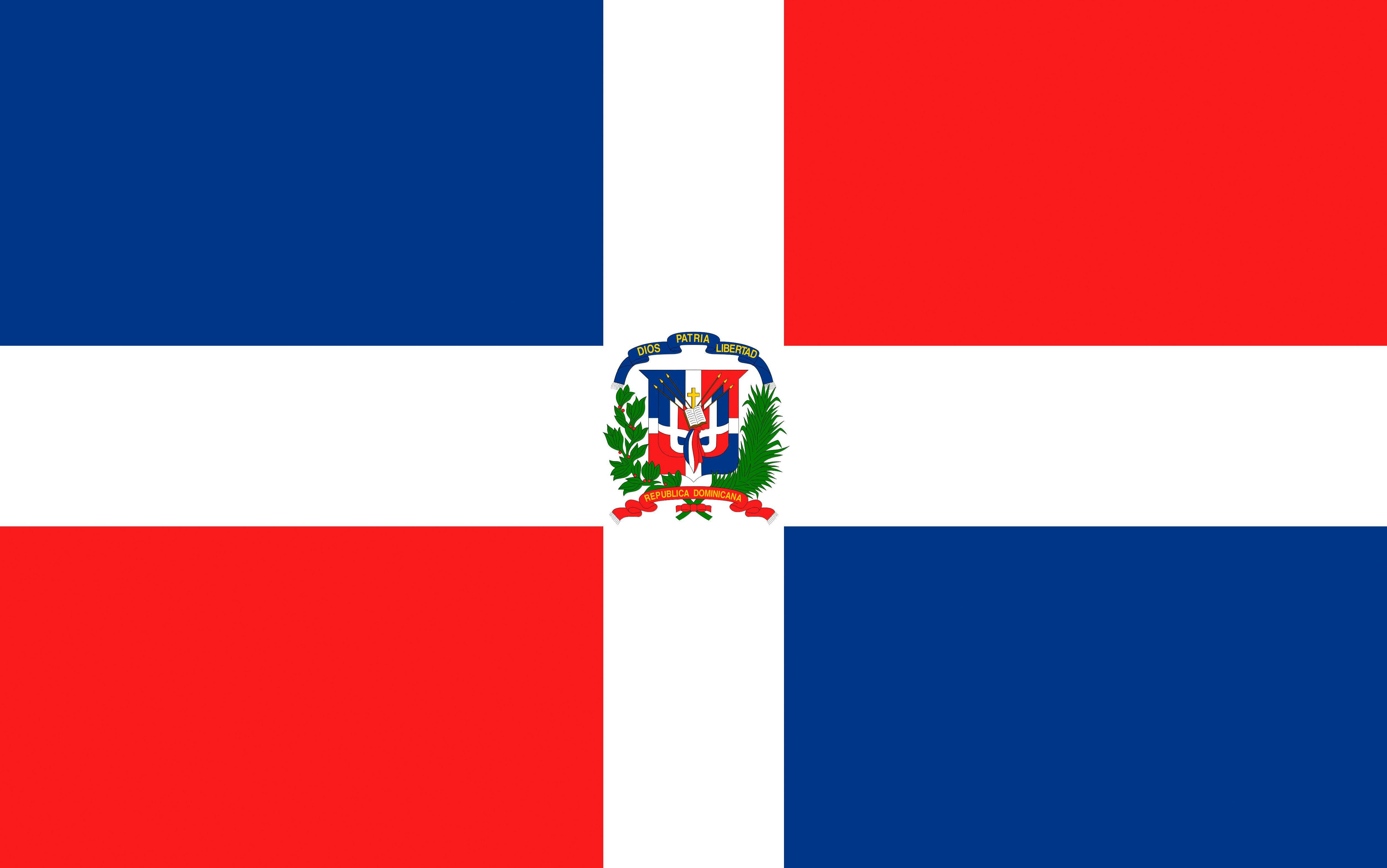 Dominican Republic, blue, red, 4K Desktop Wallpaper
