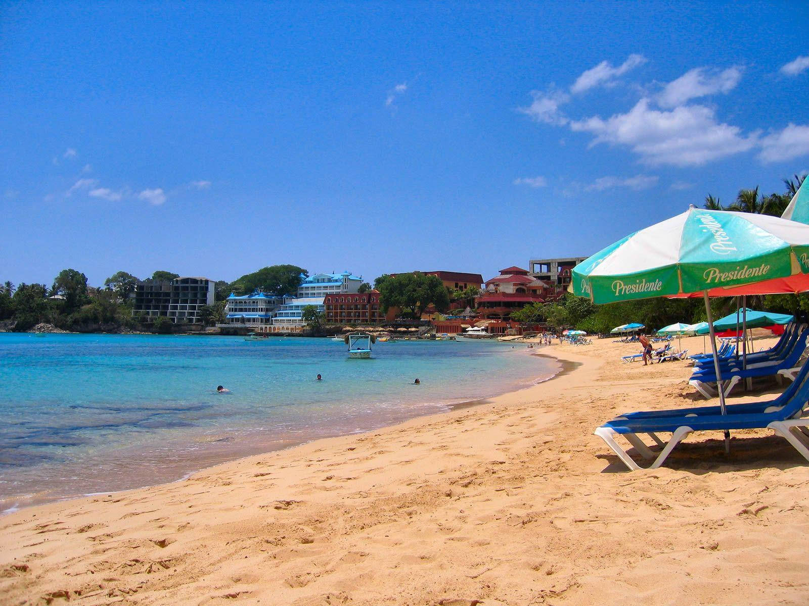 Dominican Republic, turquoise water, blue skies, HD Desktop Wallpaper