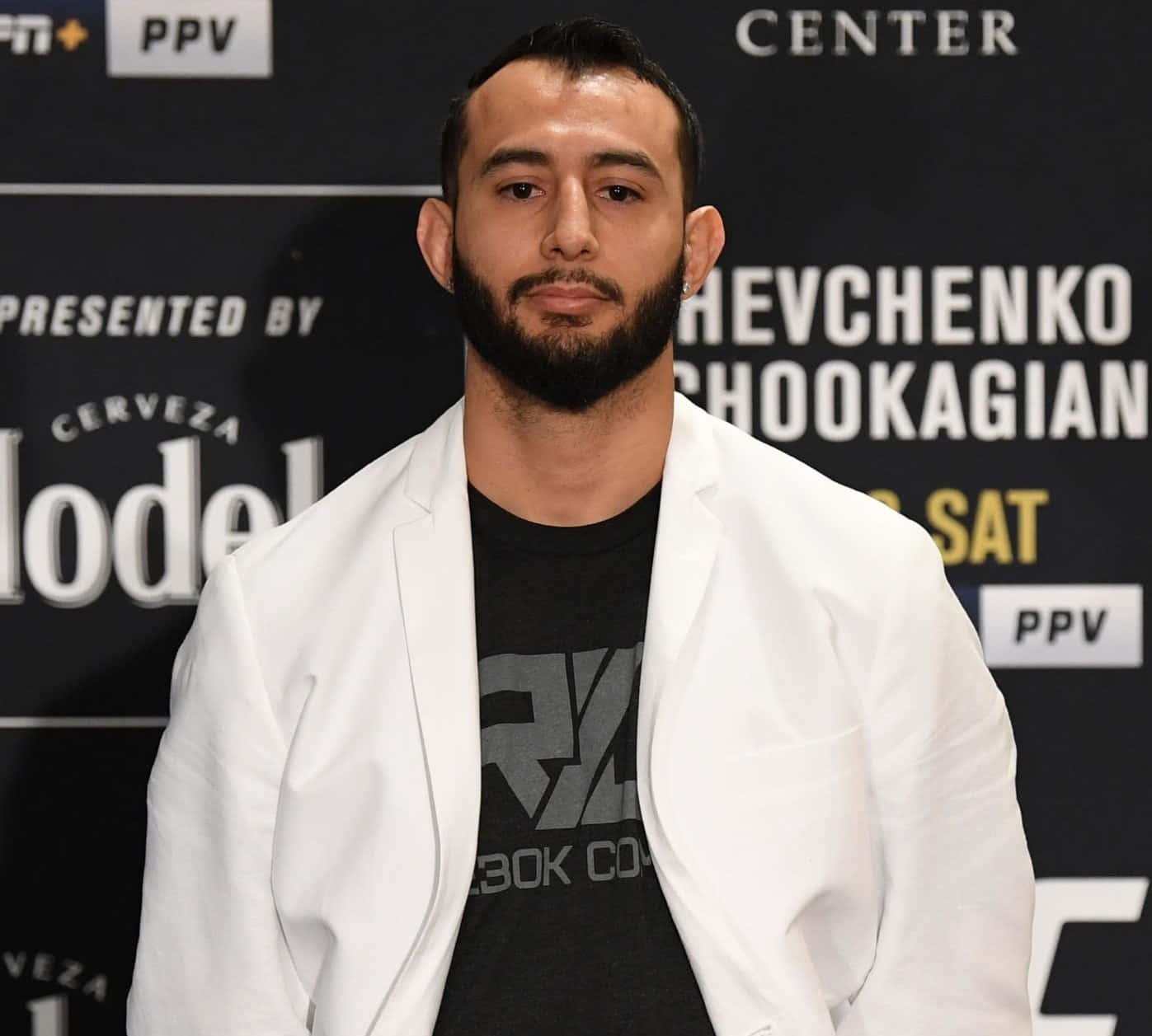 Dominick Reyes, MMA Fighter, white blazer, HD Desktop Wallpaper