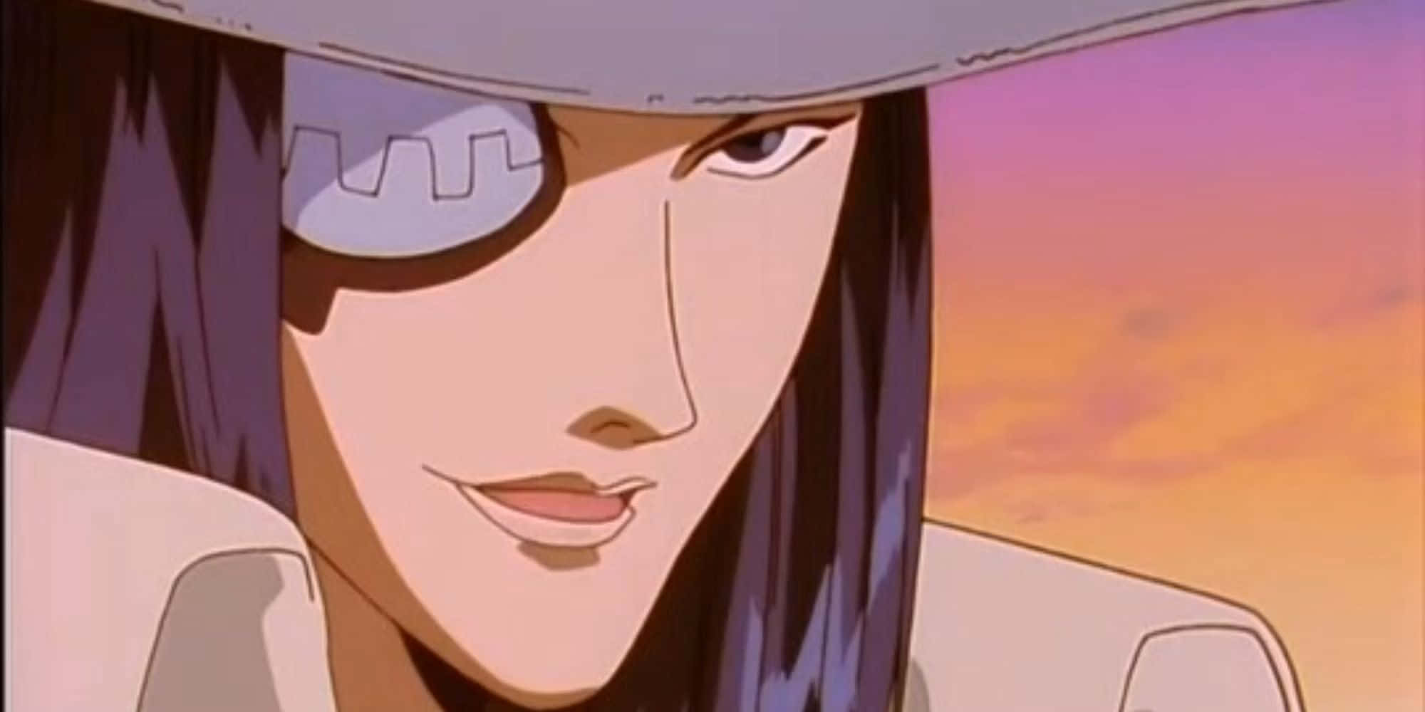 Dominique The Cyclops, anime character, dark hair, Full HD Desktop Wallpaper
