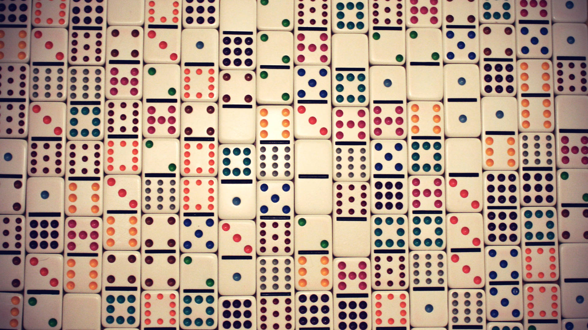 Bed Of Dominos, dominoes, colorful, Full HD Desktop Wallpaper