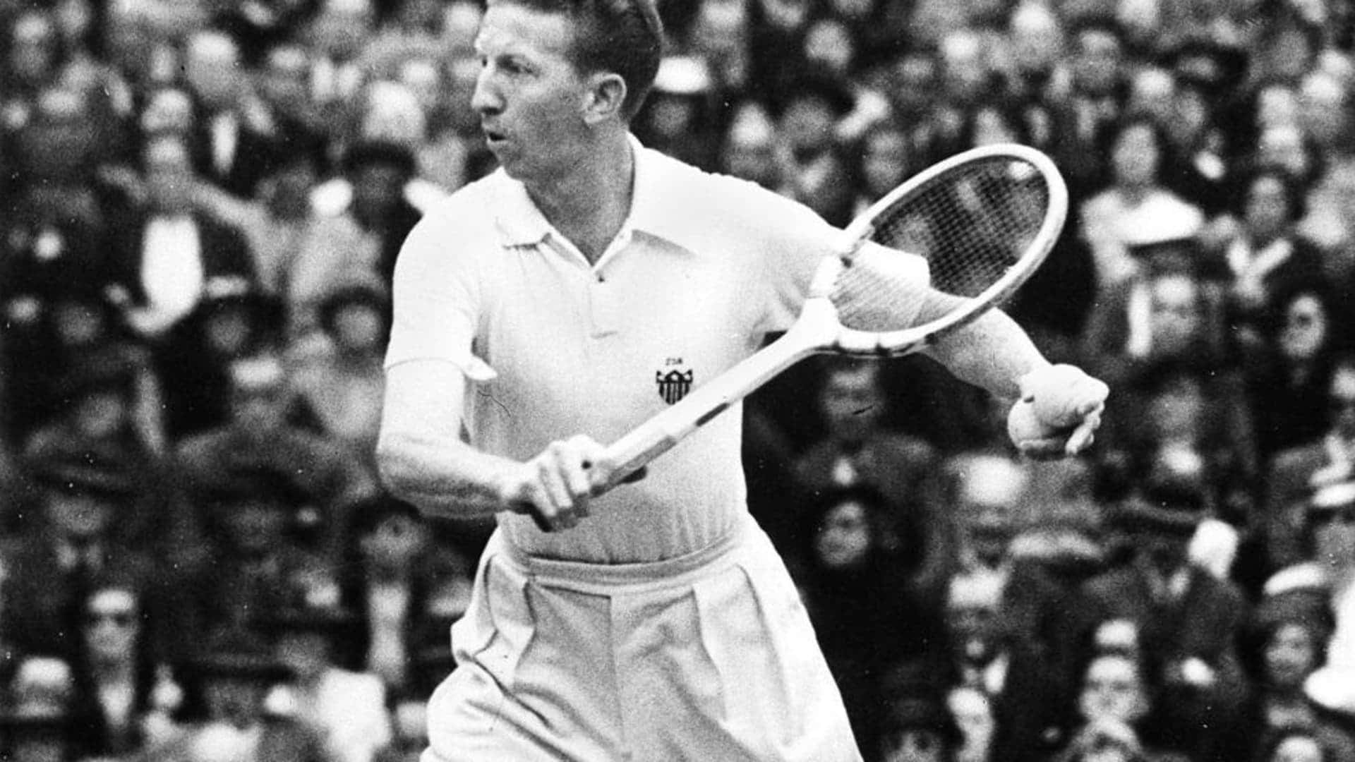 Don Budge, men's singles match, tennis player, Full HD Desktop Wallpaper