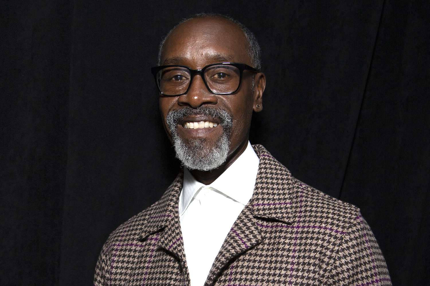 Don Cheadle, gray beard, houndstooth coat, HD Desktop Wallpaper