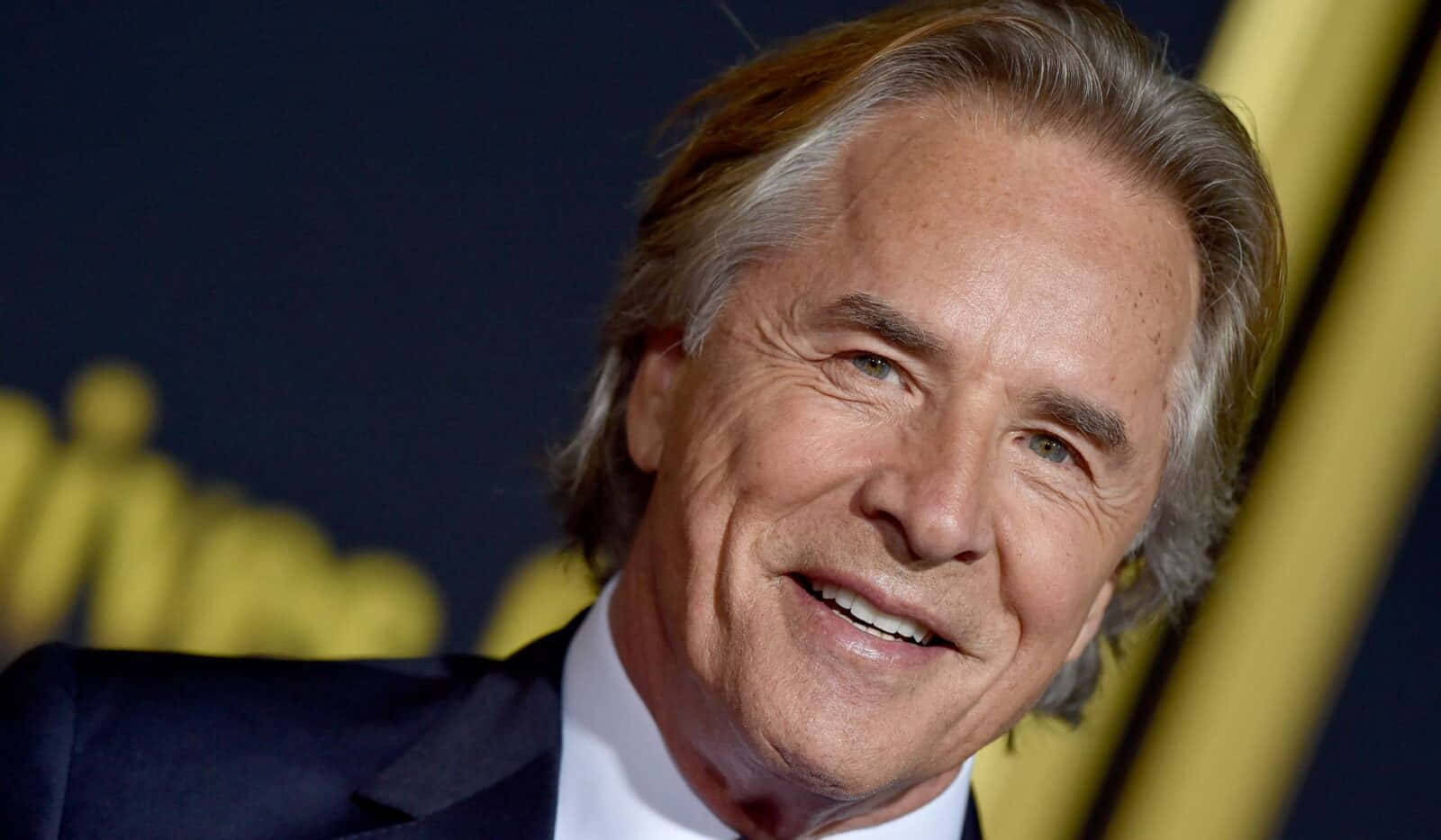 Don Johnson, gray hair, dark suit, HD Desktop Wallpaper