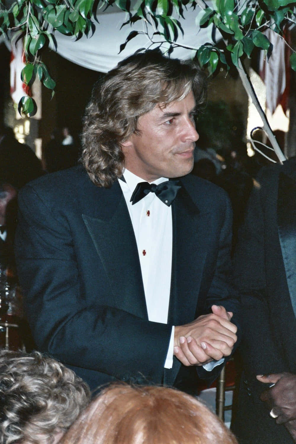 Don Johnson, tuxedo, wavy hair, HD Phone Wallpaper