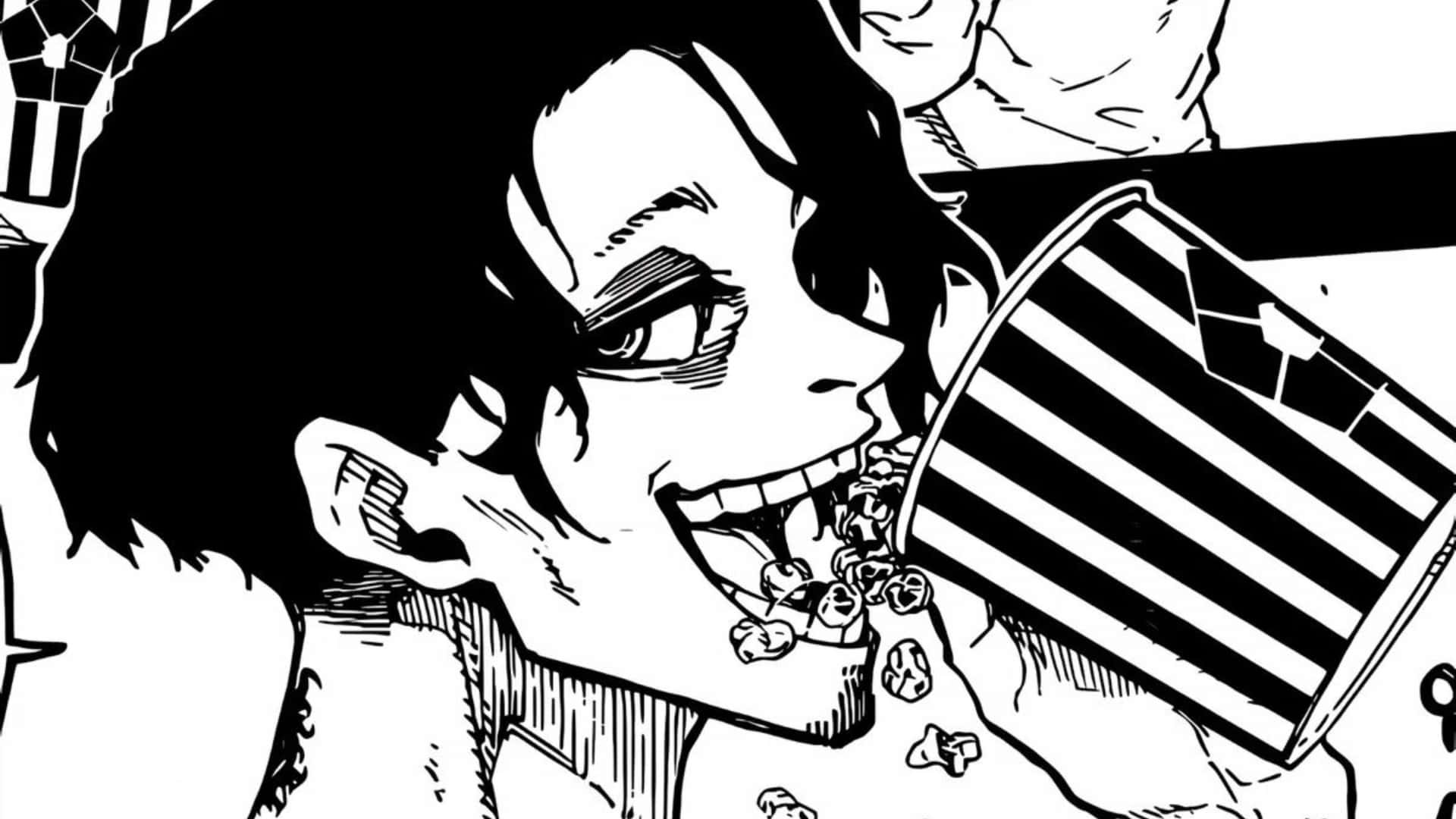 Don Lorenzo, manga-style character, wild hair, Full HD Desktop Wallpaper