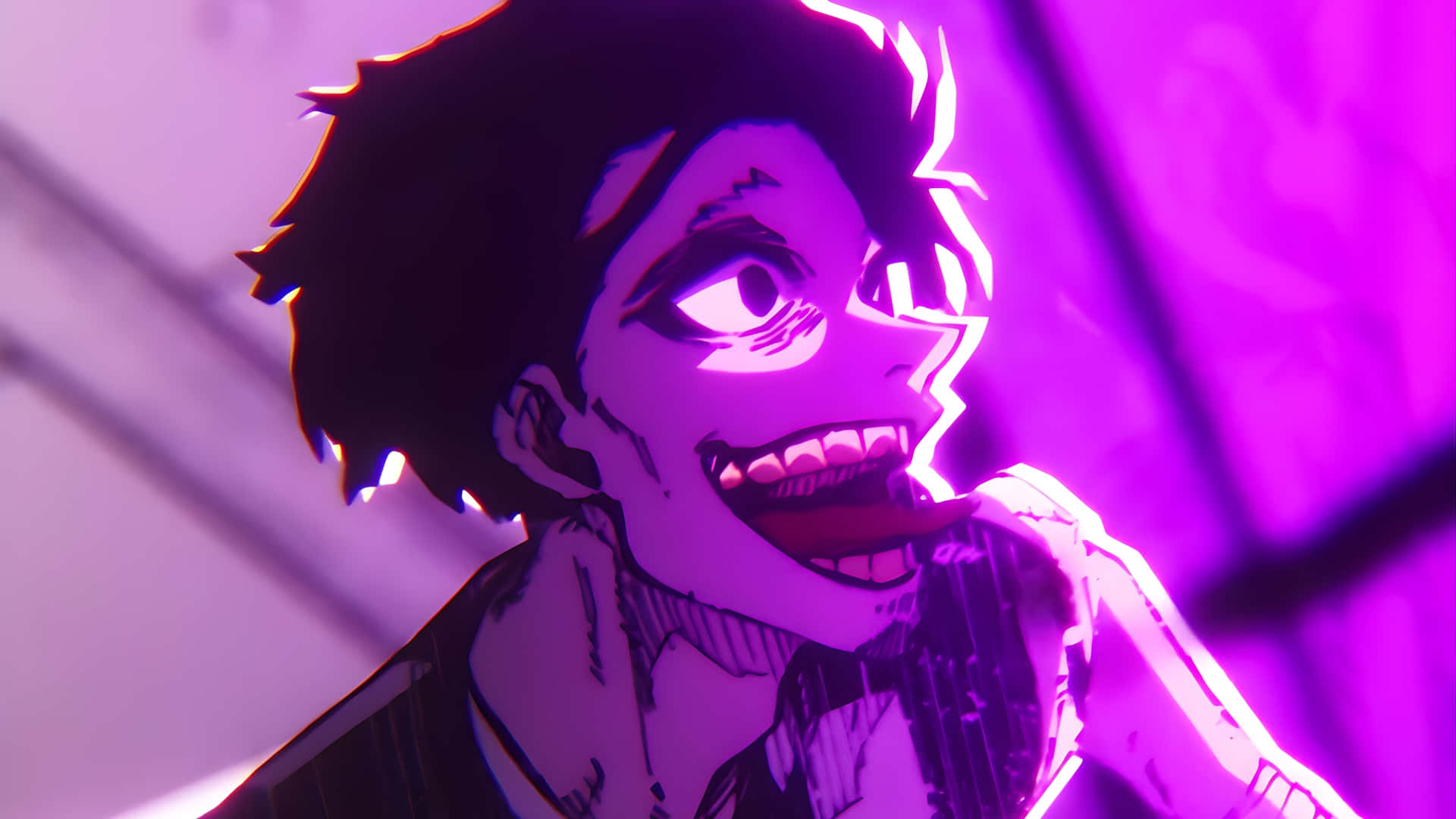 Don Lorenzo, spiky hair, wide grin, Full HD Desktop Wallpaper