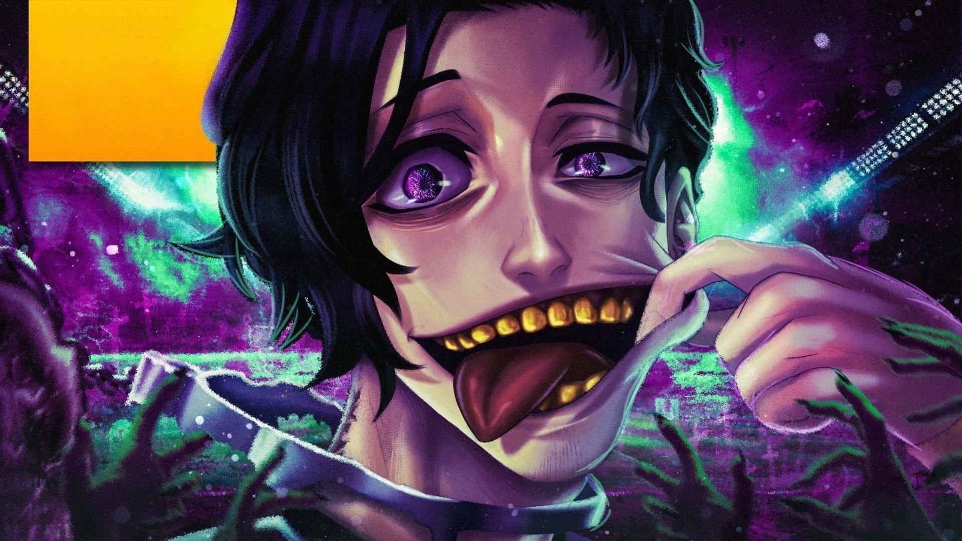 Don Lorenzo, purple eyes, black hair, Full HD Desktop Wallpaper