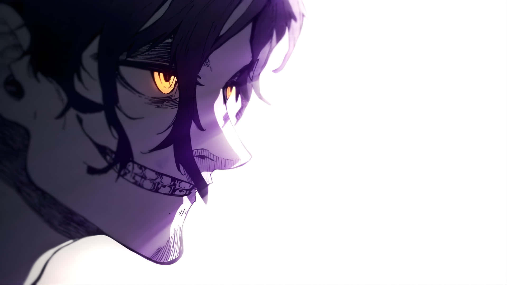 Don Lorenzo, glowing amber eyes, dark hair, Full HD Desktop Wallpaper